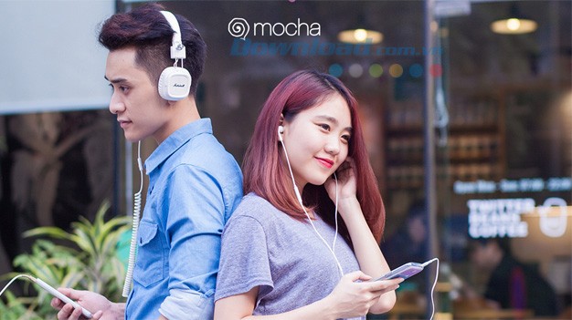Ứng dụng vừa nghe nhạc vừa chat Mocha