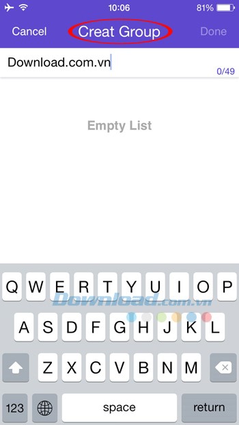 Mocha Messenger cho iOS