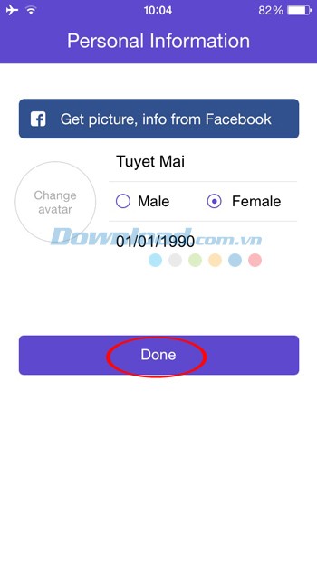 Mocha Messenger cho iOS