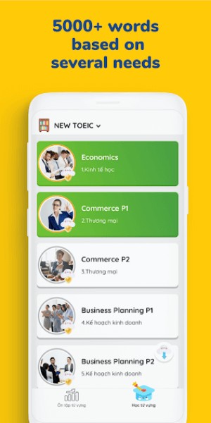 Hơn 5000 từ dựa theo nhu cầu khác nhau của bạn