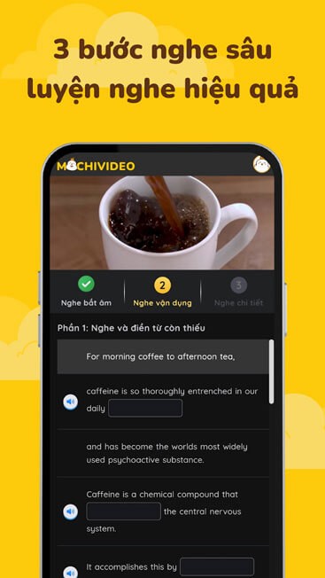 Luyện nghe với 3 bước chuyên sâu