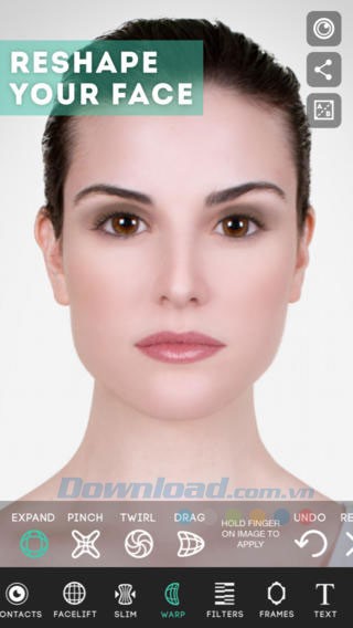 ModiFace Photo Editor cho iOS