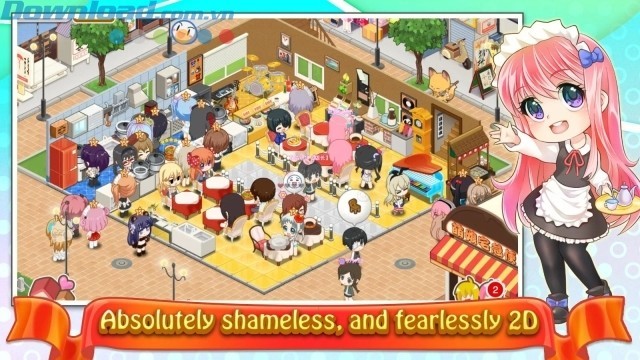 Game quản lý tiệm cà phê phong cách 2D tuyệt đẹp