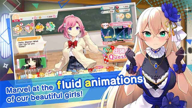 Hệ thống hình ảnh và hiệu ứng đẹp mắt theo phong cách Anime