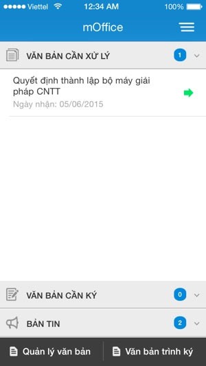 Văn bản cần xử lý