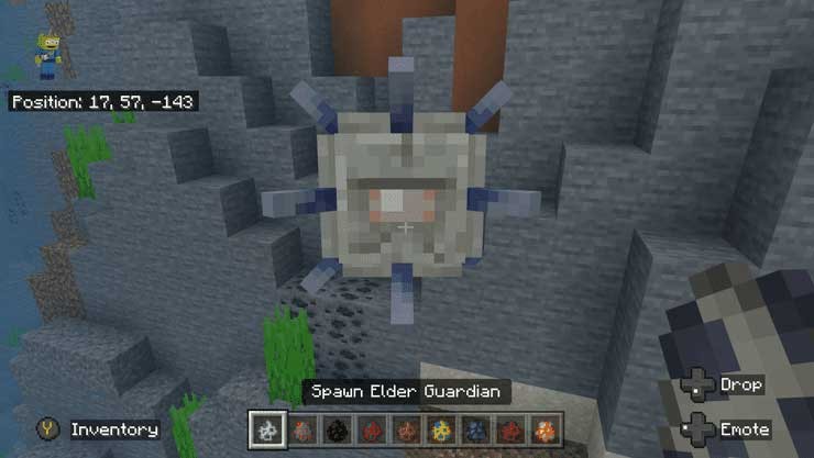 Nơi xuất hiện bọt biển trong Minecraft