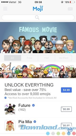 Khám phá kho sticker sống động