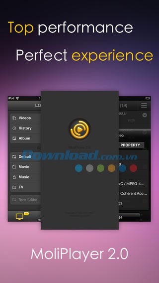 MoliPlayer Free cho iOS