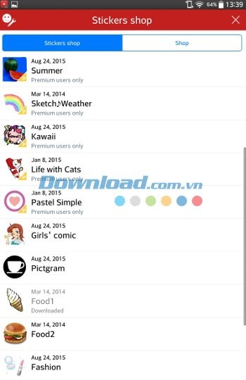 Cửa hàng nhãn dán của Moment Diary