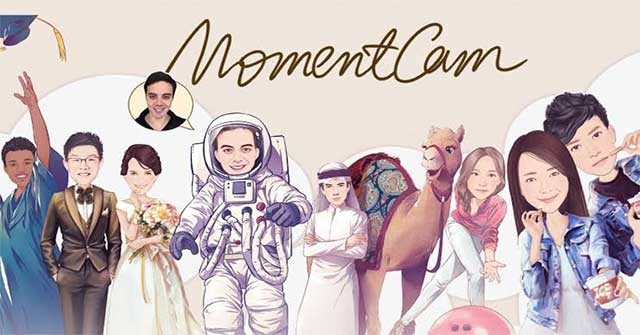MomentCam là ứng dụng thiết kế ảnh phong cách hoạt hình rất được yêu thích