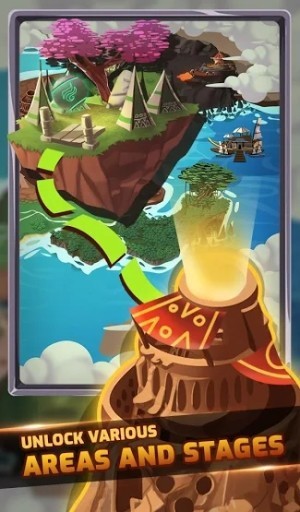 Mở khóa các khu vực và giai đoạn khác nhau