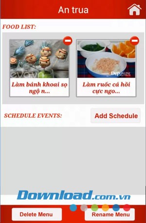 Món ngon cho bé for Android