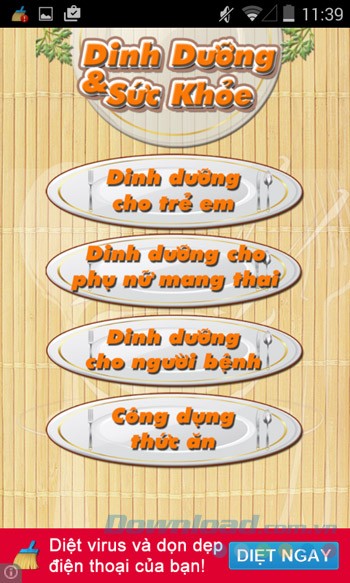 Dinh dưỡng và sức khỏe