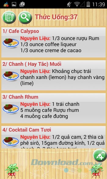 Cách pha chế đồ uống