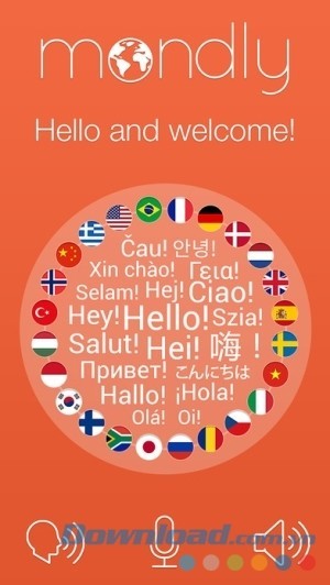 Giao diện Mondly cho iOS
