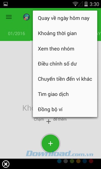 Đồng bộ ví