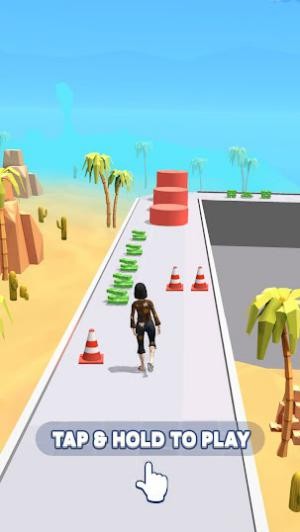 Money Run 3D có cách điều khiển đơn giản
