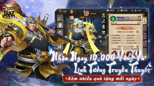 Nhận ngay 10.000 vàng và linh tướng truyền thuyết