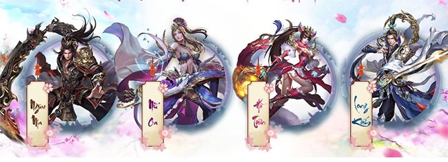 Các nhân vật có trong game Tiên hiệp Mộng Tru Tiên