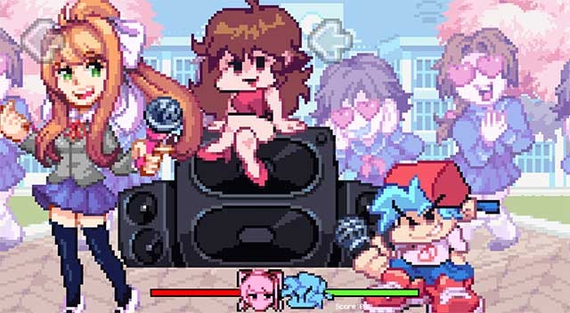 Monika Mod sẽ thêm nhân vật Monika từ Doki Doki Literature Club vào FNF