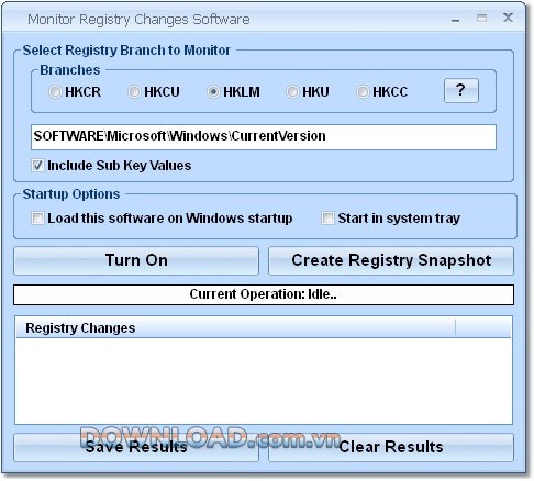 Monitor Registry Changes Software