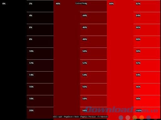 Kiểm tra màu sắc và độ phân giải