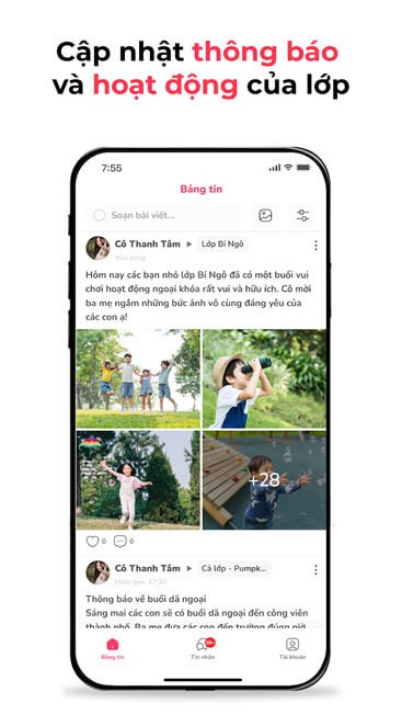Cập nhật hoạt động củalopws