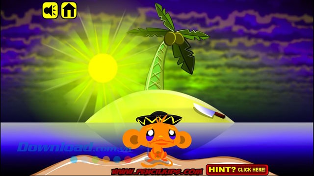 Làm chú khỉ vui lên trong game Monkey GO Happy