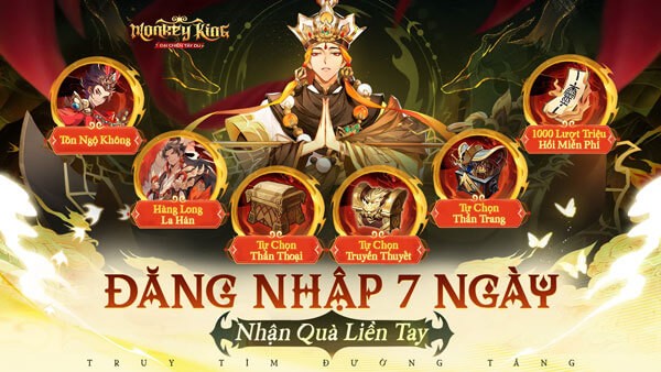 Đăng nhập 7 ngày nhận quà liền tay