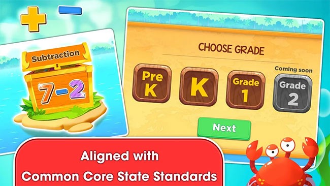 Học Toán bằng tiếng Anh với ứng dụng Monkey Math