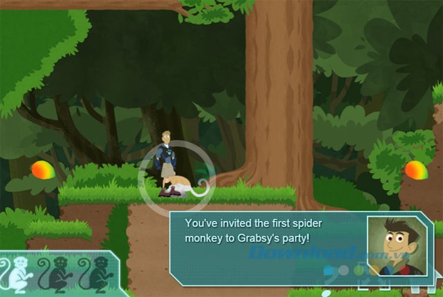 Mời khỉ tới tiệc