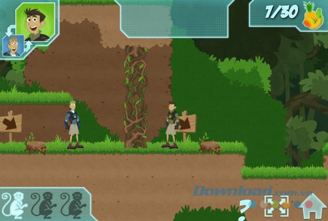 Điều khiển hai nhân vật