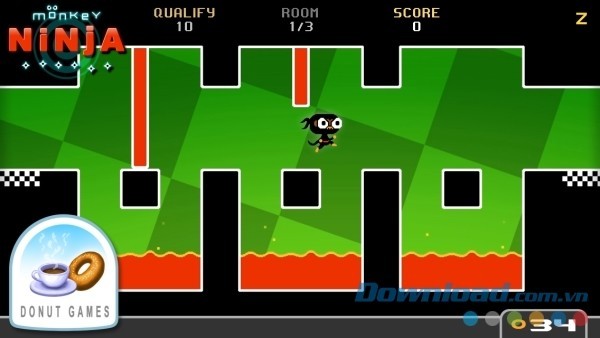 Monkey Ninja cho Android - Game vượt chướng ngại vật kết hợp chiến thuật miễn phí