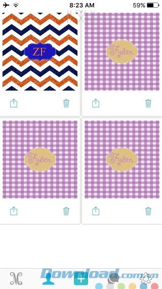 Quản lý thư viện hình nền cá nhân