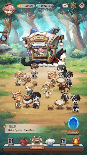 Đánh bại quái vật để kiếm nguyên liệu nấu ăn