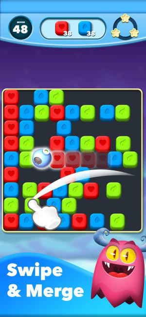 Monster Blast là game match-2 đầy màu sắc