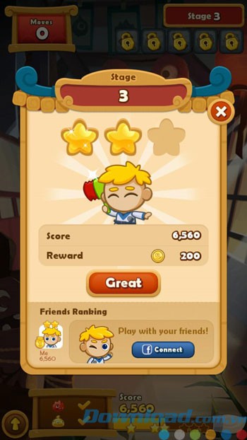 Chinh phục 3 sao trong game Monster Busters: Link Flash