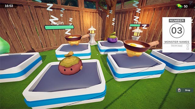 Cùng quái vật thư giãn và nghỉ ngơi trong khu vườn yên tĩnh