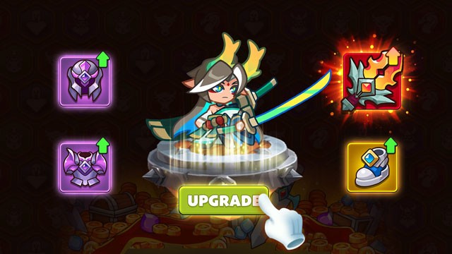 Tăng cấp Thú Cưng và Anh Hùng để đảm bảo sức mạnh