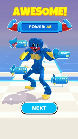 Kết hợp các DNA khác nhau để tăng sức mạnh từng bộ phận của quái vật