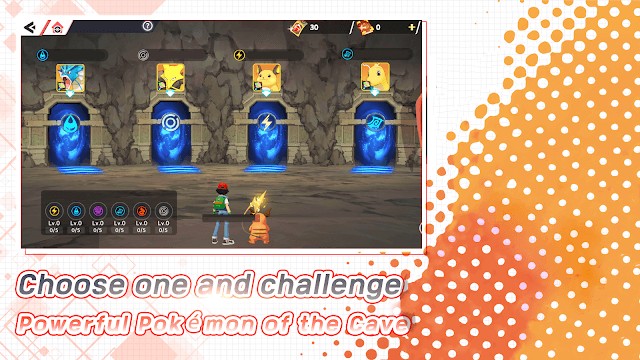 Đối đầu với các huấn luyện viên và Pokemon mạnh mẽ để rèn luyện kỹ năng