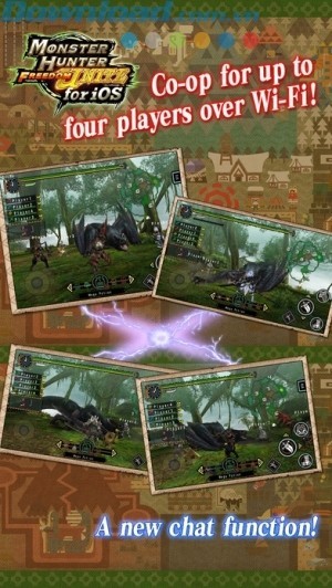 Chơi co-op lên tới 4 người chơi thông qua kết nối bằng wifi