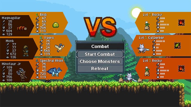 Chinh phục trận chiến 3v3 theo tổ đội trong Monster Sanctuary PC