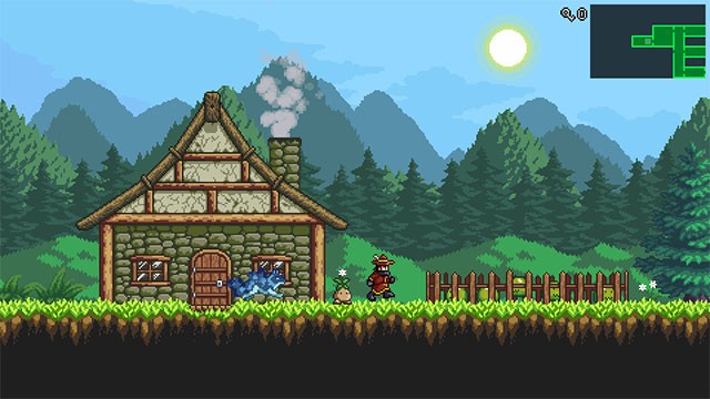 Mãn nhãn với đồ họa pixel cổ điển, được vẽ tay cực kỳ chi tiết và rực rỡ