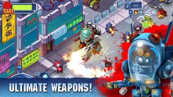 Monster Shooter 2: Back to Earth cho iOS sở hữu hệ thống vũ khí đa dạng