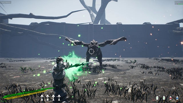 Kết hợp kiếm súng, găng tay, đại bác và cung tên để đánh bại quái vật đột biến