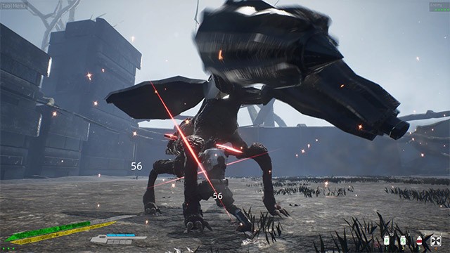 Game Monster sở hữu kho vũ khí đồ sộ, cho phép nâng cấp không giới hạn