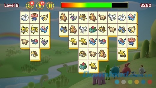 Monsters Connect Classic cho iOS là dòng game nối hình Pikachu vui nhộn trên iPhone