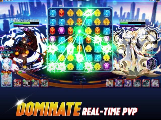 Monsters and Puzzles là game nhập vai hoành tráng kết hợp ghép hình mach-3