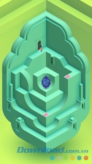 Monument Valley 2 cho iOS thách thức người chơi bằng những câu đố kết nối kiến trúc
